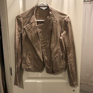 Tan Moto Style Jacket